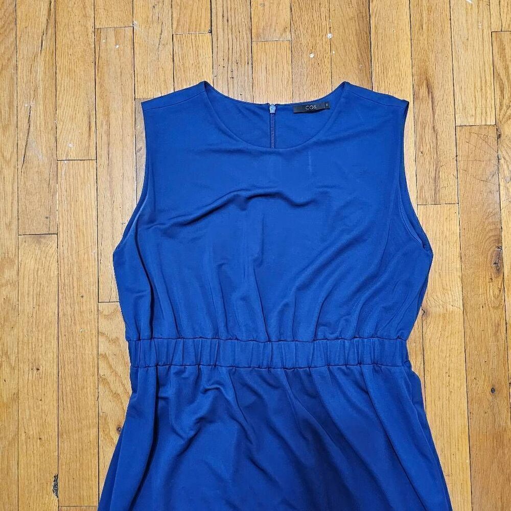 COS Blue Sheath Mini Dress Medium - Picture 2 of 7